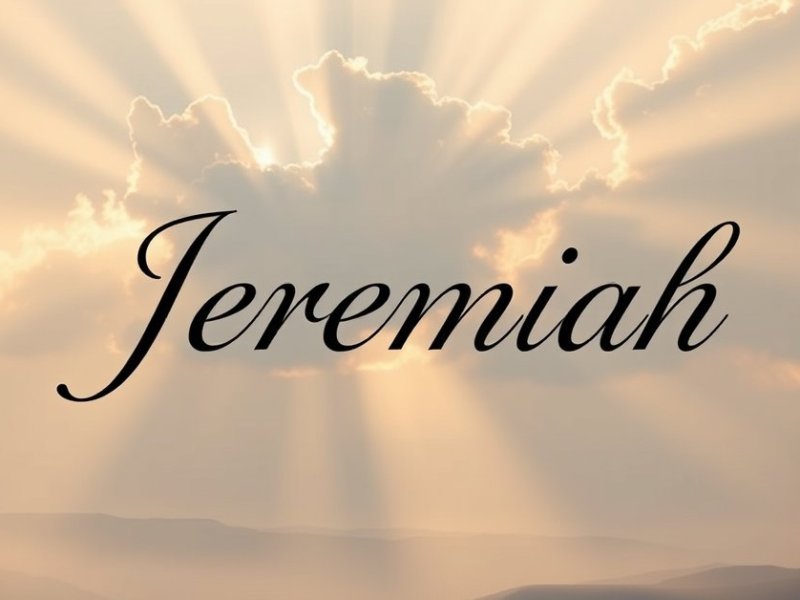Jeremiah (by chapter)