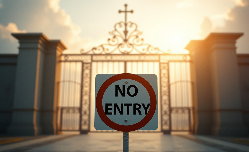 What can't enter heaven