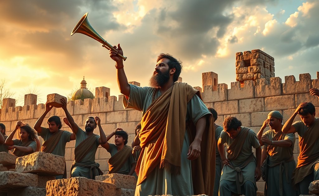 Nehemiah and the trumpet