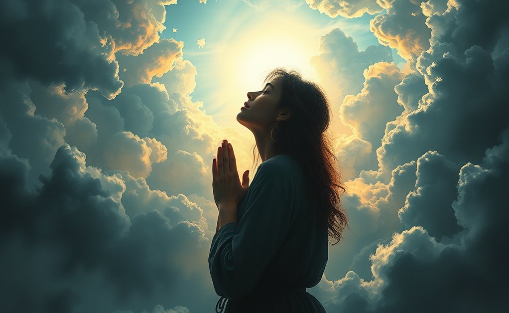 Praying in the storm