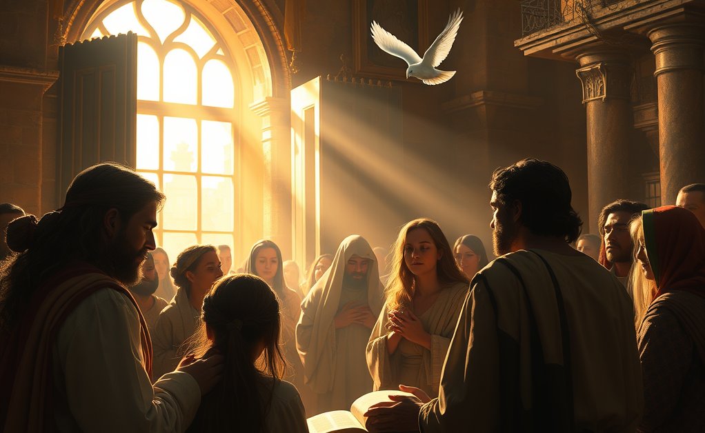 Prayer in the upper room