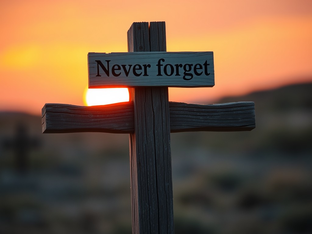 Never forget the cross