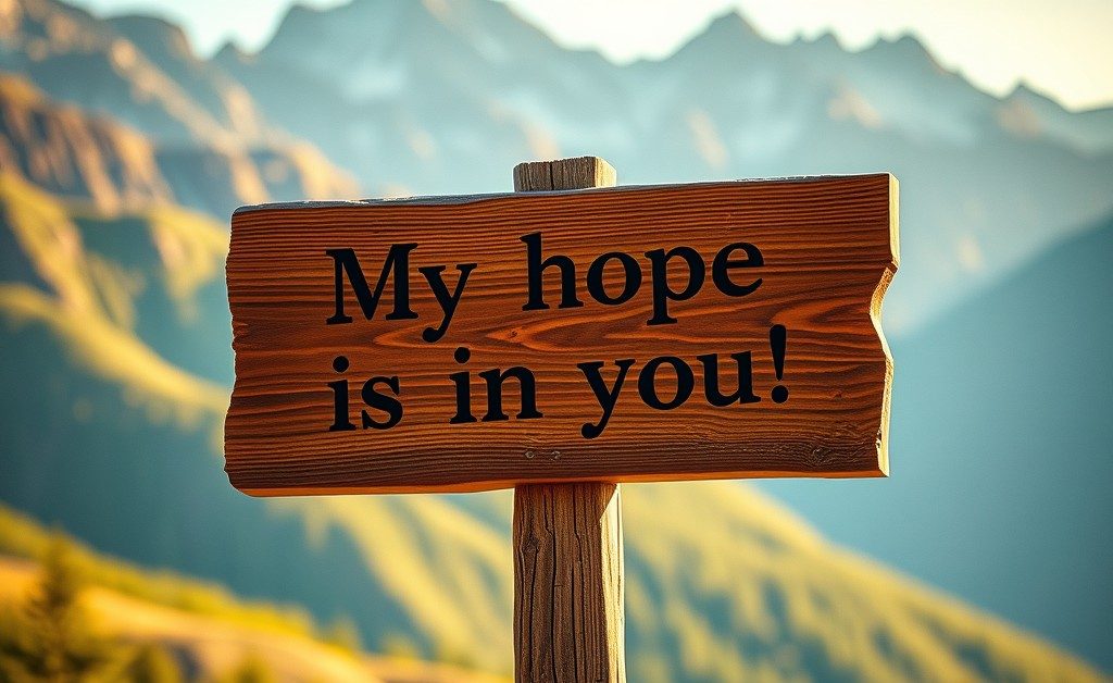 My hope is in you