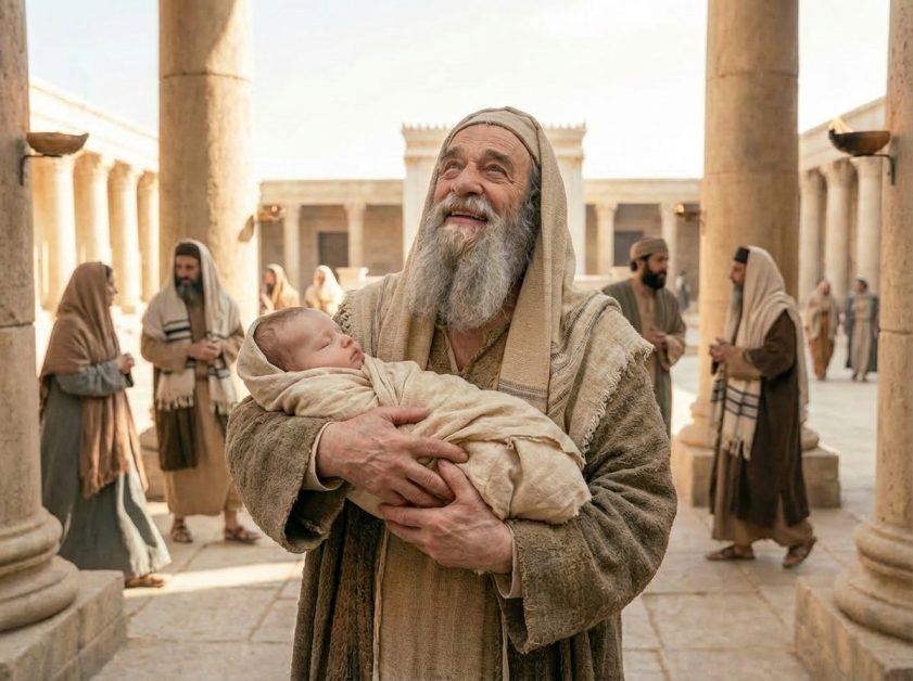 Simeon in the temple